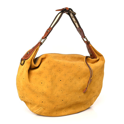 Louis Vuitton Suede Mahina Onatah GM Maize 3 of 8
