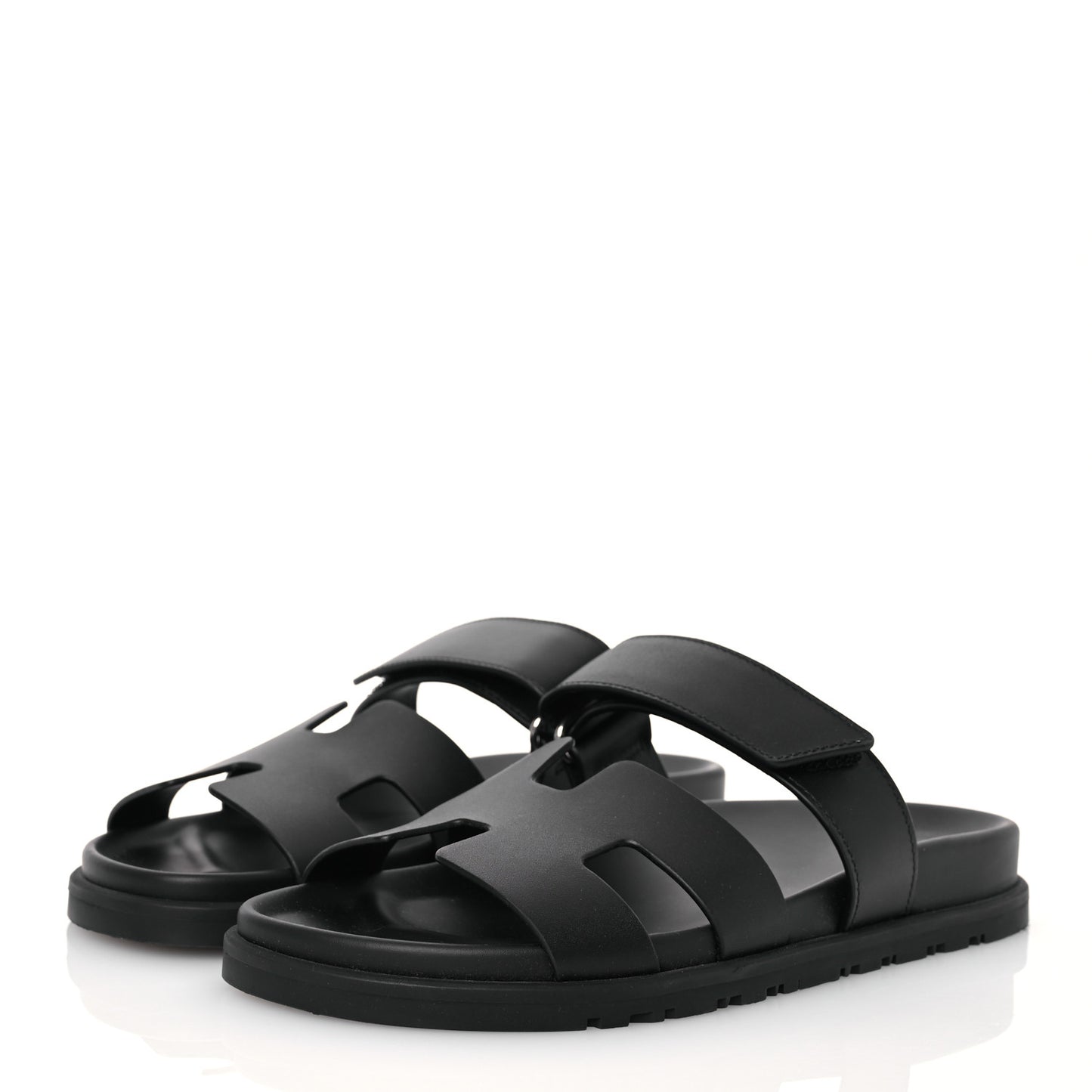 Calfskin Womens Chypre Sandals 37 Black