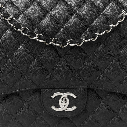 Chanel Caviar Quilted Maxi Double Flap Black 9 of 11