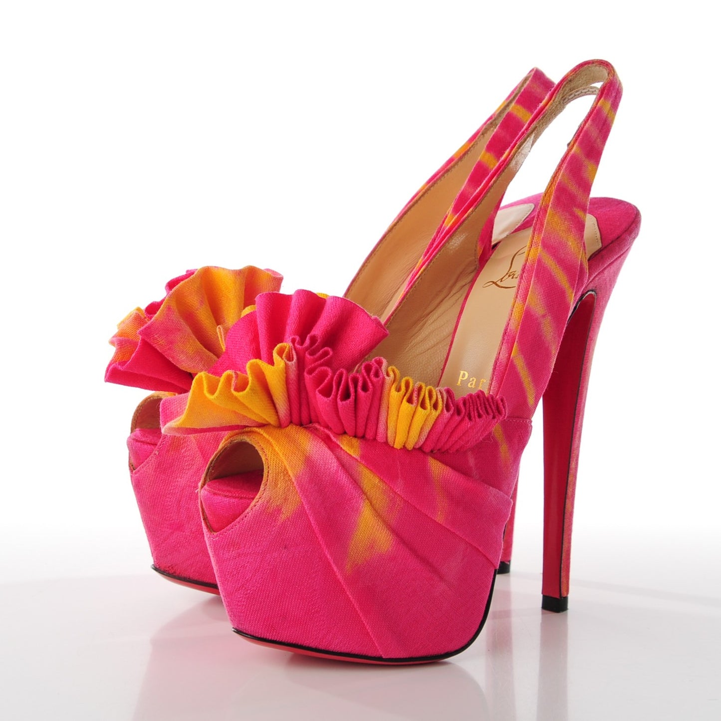 Bazin High BouBou 160 Pumps 36 Pink Yellow