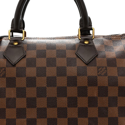 Louis Vuitton Damier Ebene Speedy Bandouliere 30 7 of 17