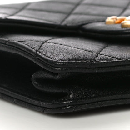 Chanel Goatskin Quilted Chic Pearls Flap Black 9 of 12
