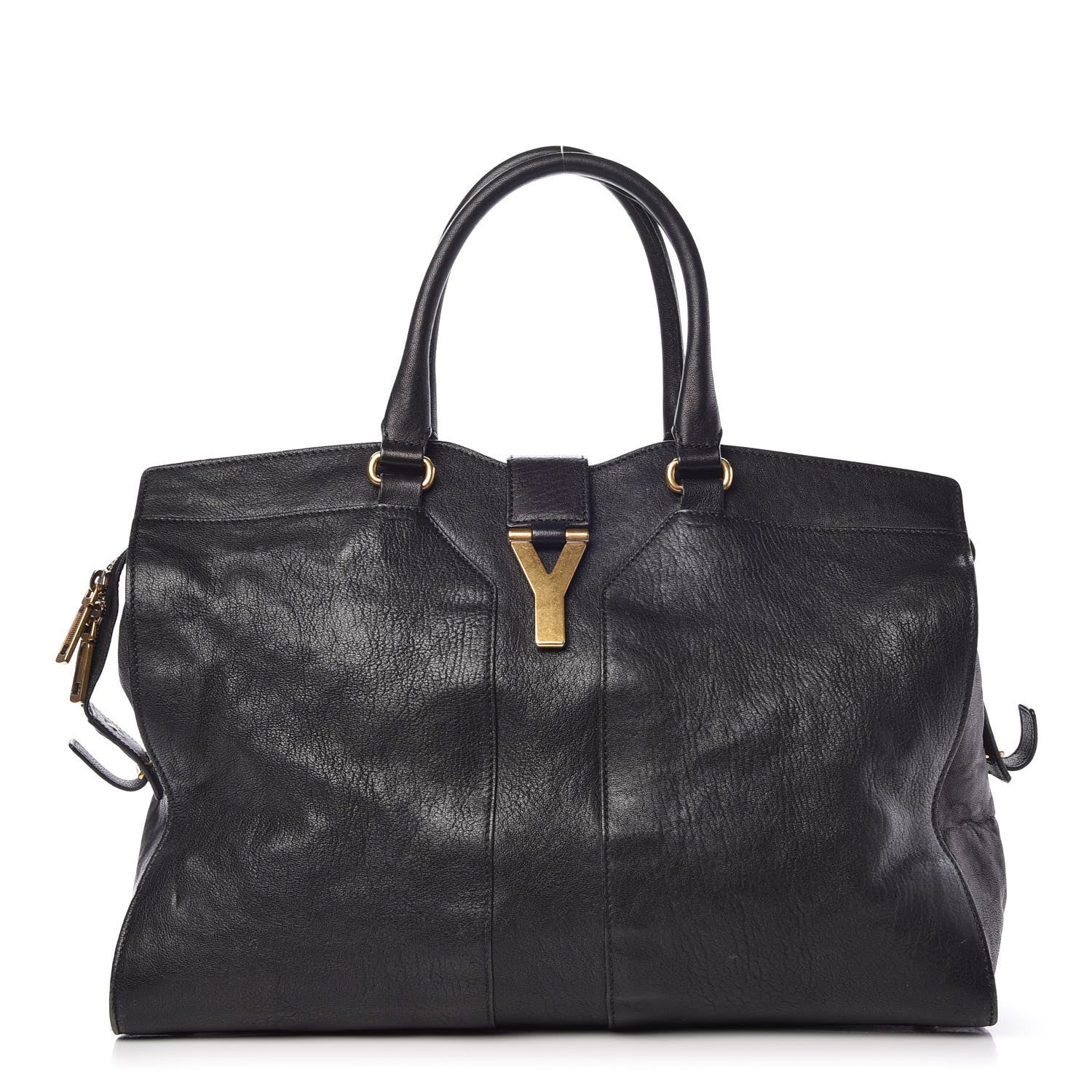 Saint Laurent Sheepskin Large Cabas ChYc Black 1 of 24
