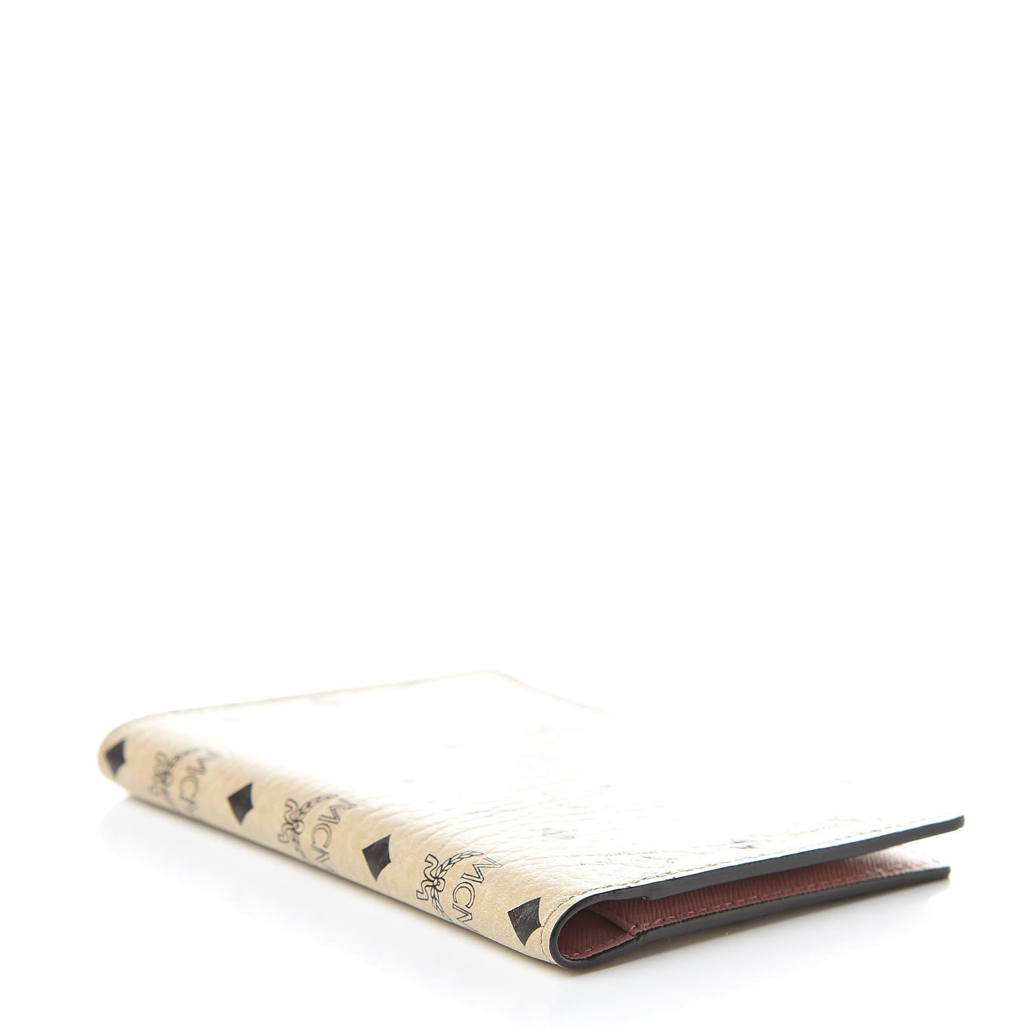 MCM Visetos Rabbit Passport Holder Beige 4 of 7