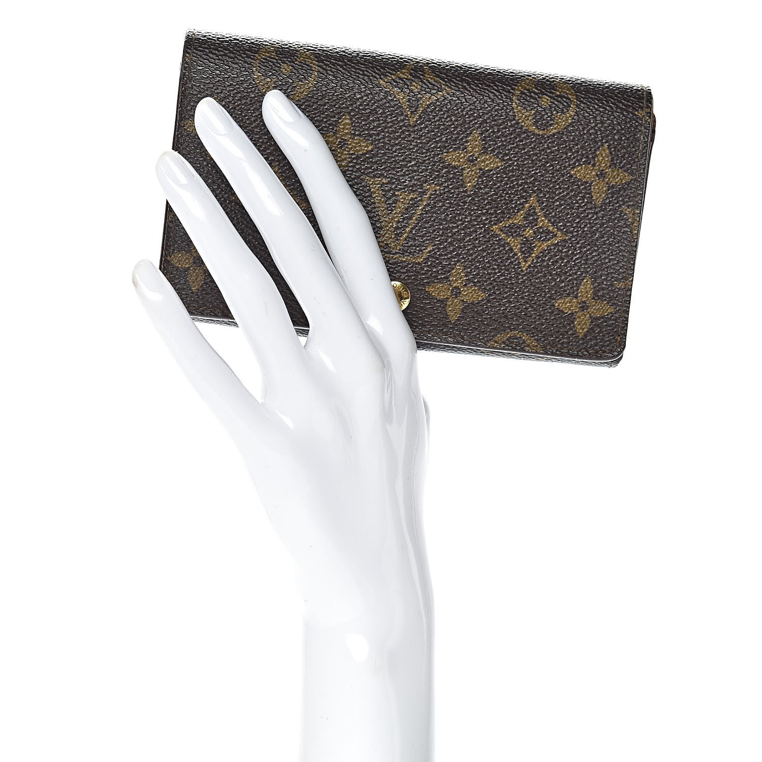 Louis Vuitton Monogram Porte-Monnaie Tresor Wallet 2 of 8