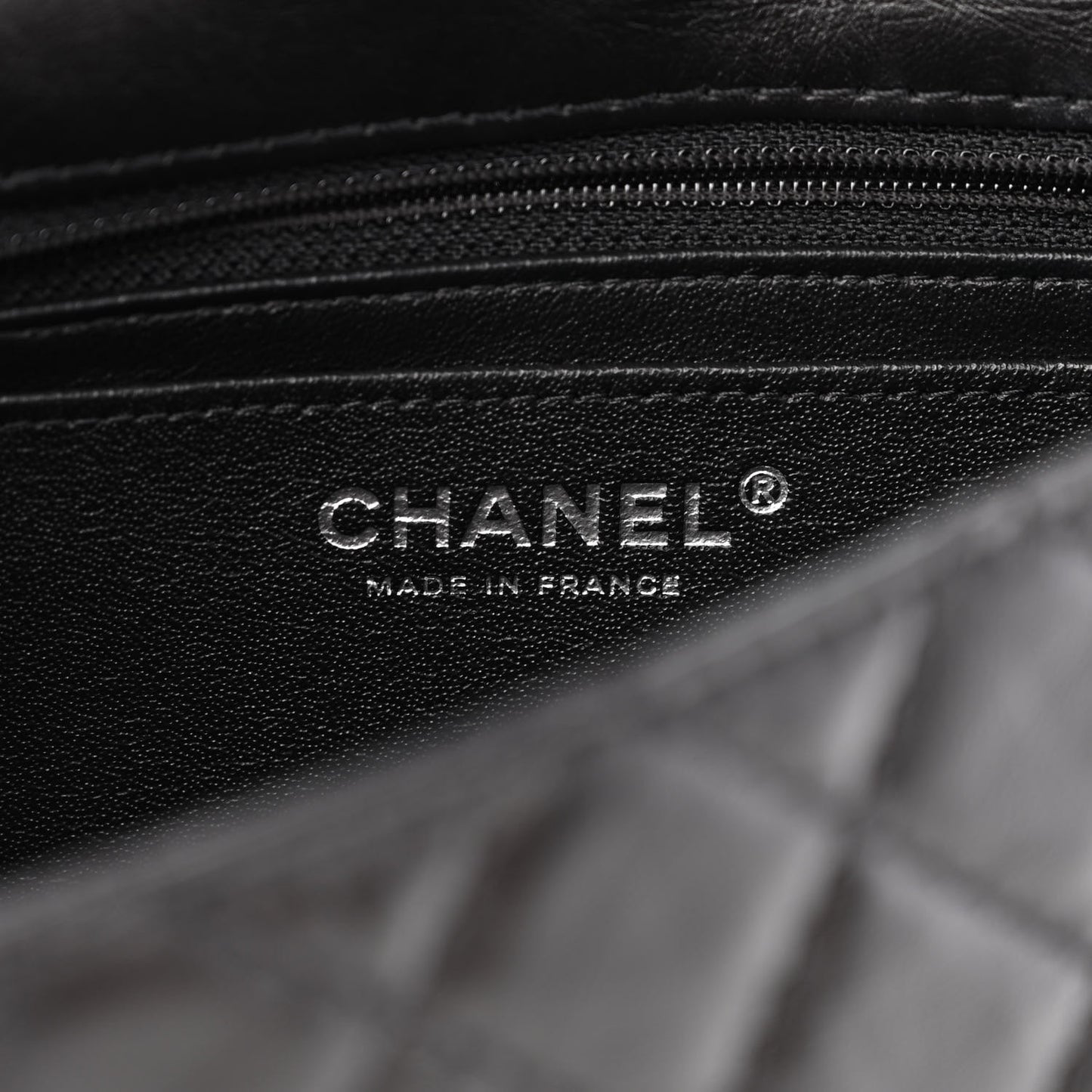Aged Calfskin Quilted 2.55 Reissue Mini Flap So Black