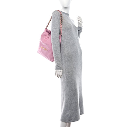 Chanel Shiny Calfskin Quilted Chanel 22 Pink 2 of 14