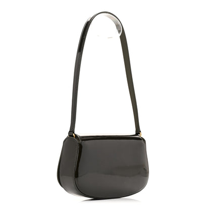 Saint Laurent Patent Calfskin Mini Voltaire Shoulder Bag Dark Vineyard Green 3 of 11