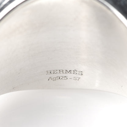Hermes Sterling Silver PM Ex-Libris Signet Ring 57 8 4 of 4