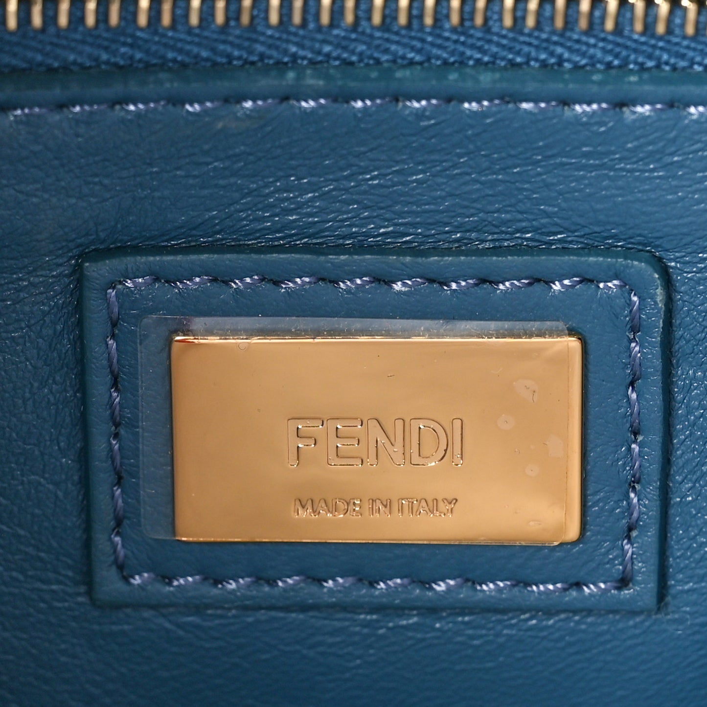 Nappa Mini Peekaboo Iconic Satchel Blue