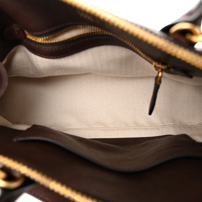 Miu Miu Nappa Aviator Regular Aventure Bag Briarwood 5 of 9