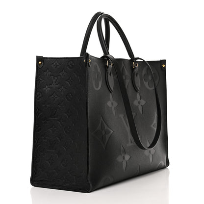 Louis Vuitton Empreinte Monogram Giant Onthego GM Black 3 of 11