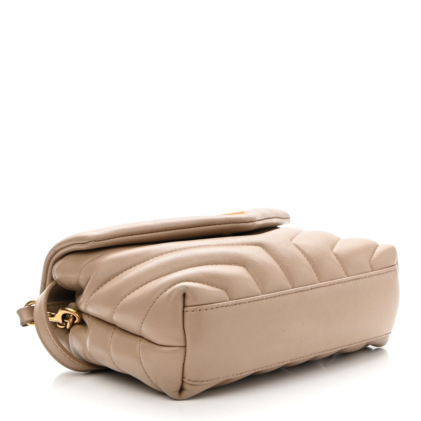 Calfskin Y Quilted Monogram Toy Loulou Satchel Light Natural