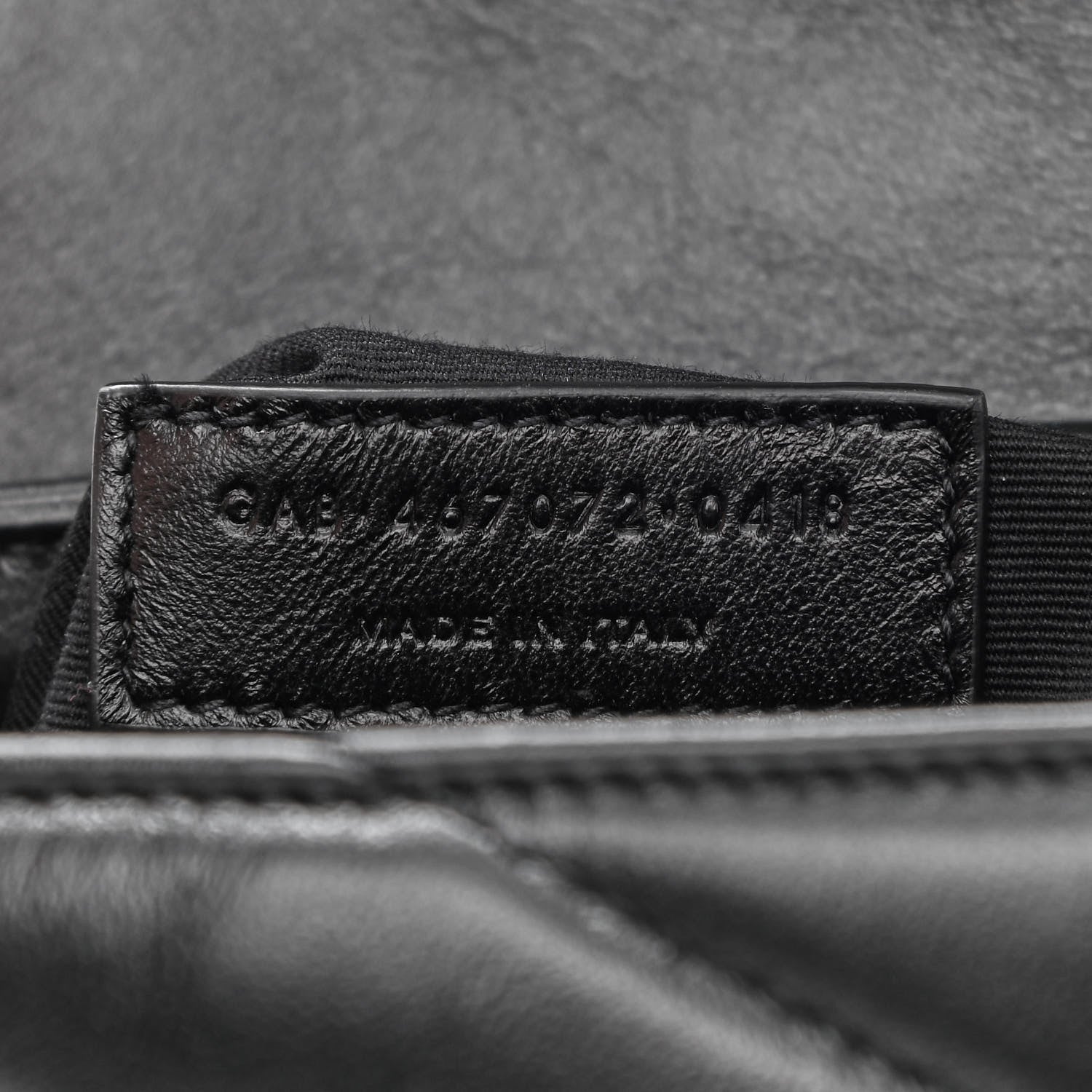 Saint Laurent Calfskin Y Quilted Monogram Toy Loulou Crossbody Bag Black 8 of 11