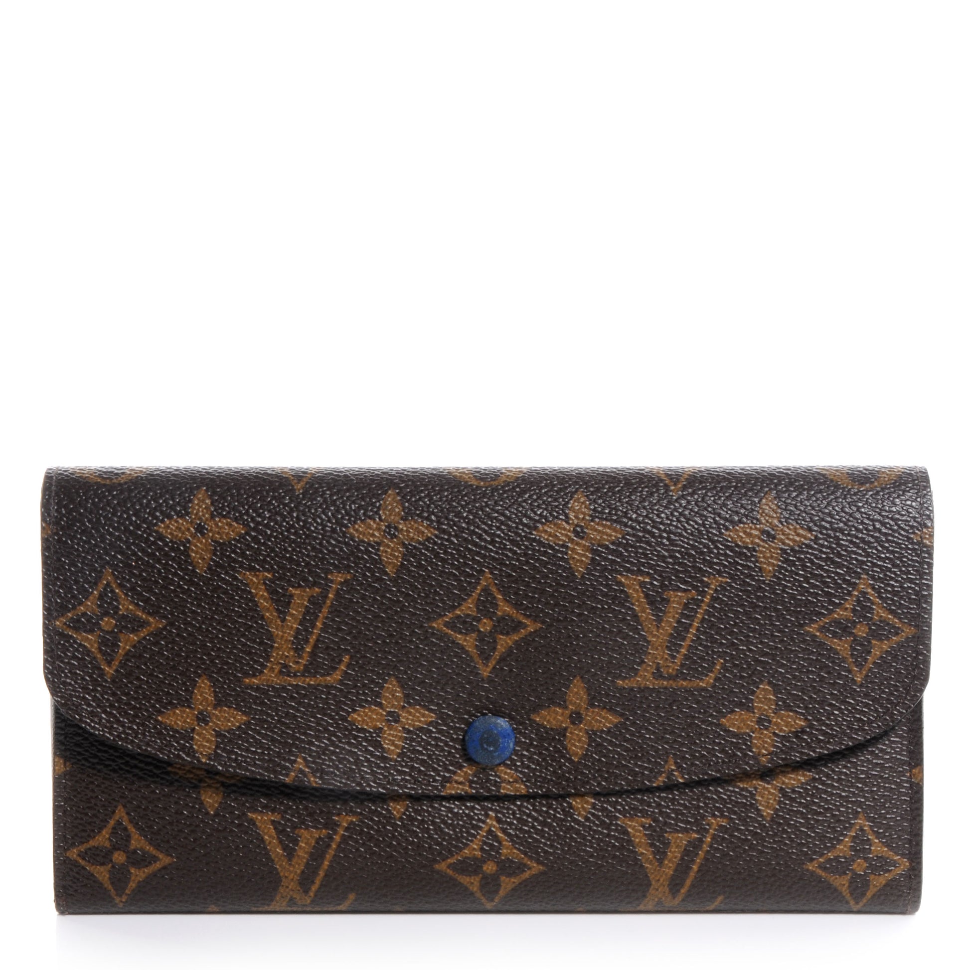 Louis Vuitton Monogram Emilie Wallet Blue 1 of 8