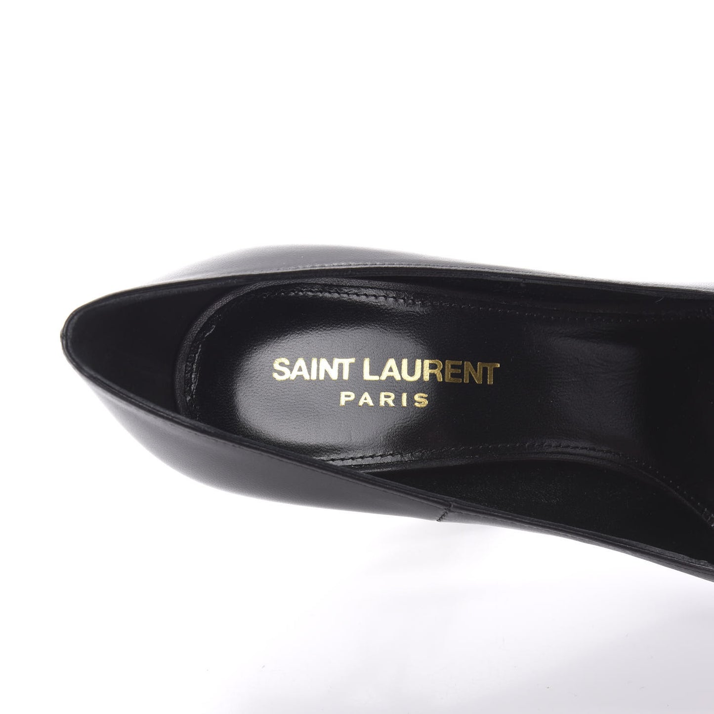 Calfskin Opyum 110 Pumps 36 Black Gold