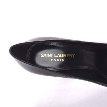 Saint Laurent Calfskin Opyum 110 Pumps 36 Black Gold 7 of 9