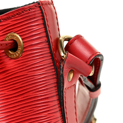 Louis Vuitton Epi Petit Noe Castillan Red 17 of 20