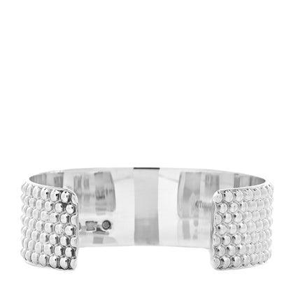 Tiffany Sterling Silver Diamond Point Wide Cuff Bracelet 3 of 4