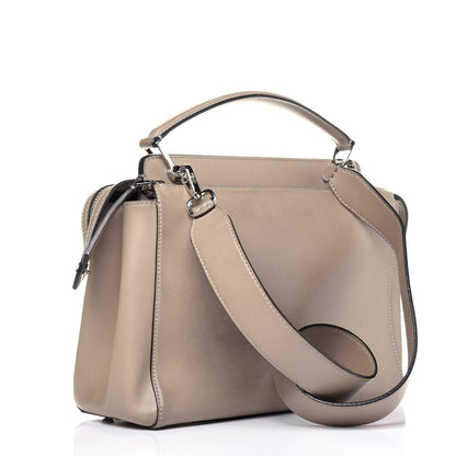 Fendi Vitello Baltico Dolce DotCom Satchel Tortora Papavero 3 of 26