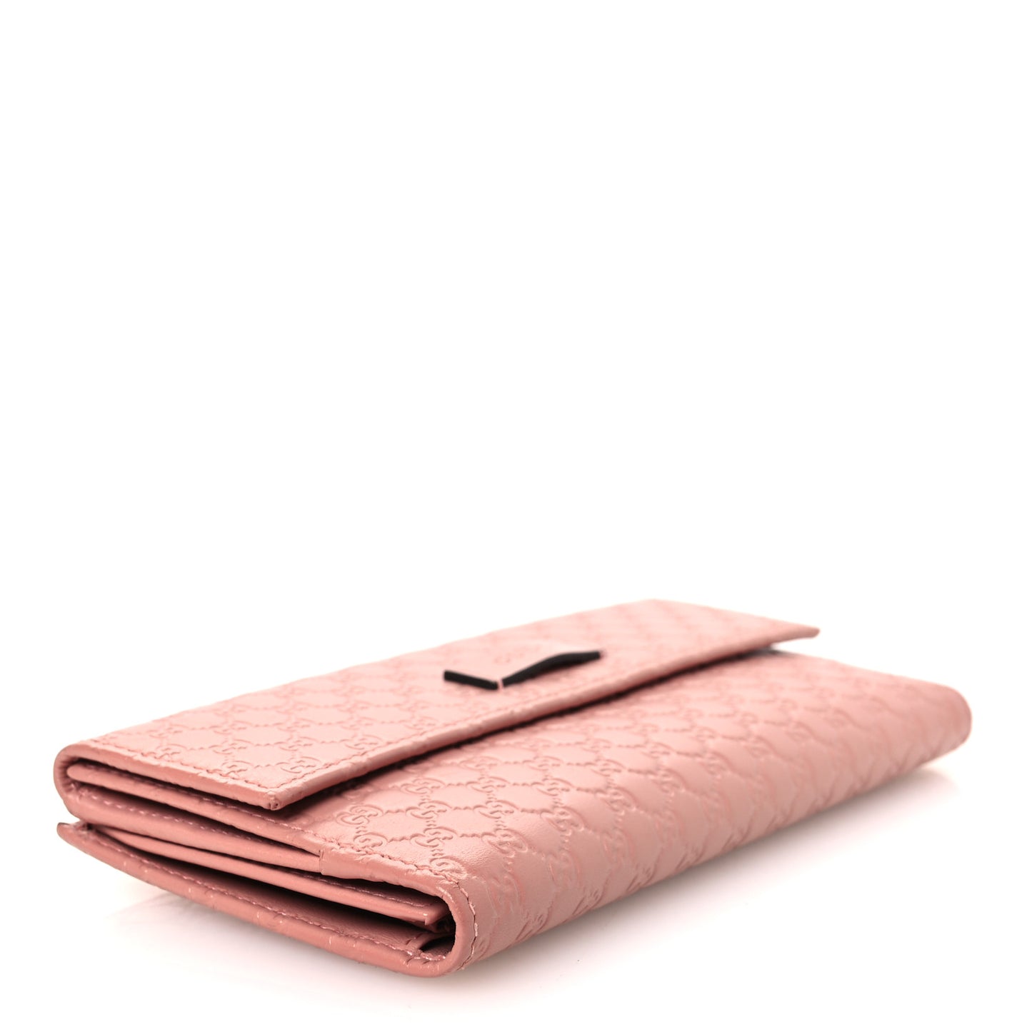 Microguccissima Continental Flap Wallet Soft Pink