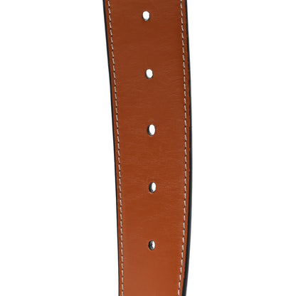 Christian Dior Calfskin 35mm Reversible DiorTears Belt 90 36 Black Brown 4 of 6
