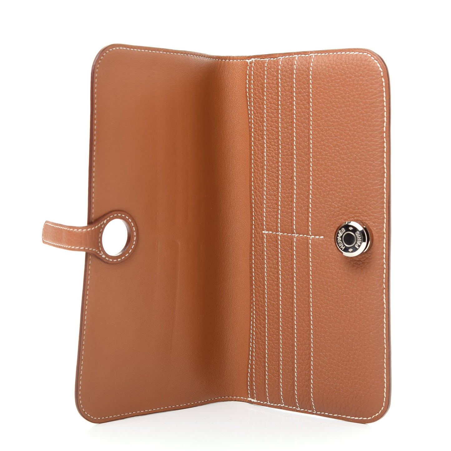 Togo Dogon Recto Verso Wallet Gold