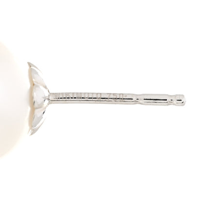 Mikimoto 18K White Gold South Sea Pearl 10.5-11mm Stud Earrings 4 of 5