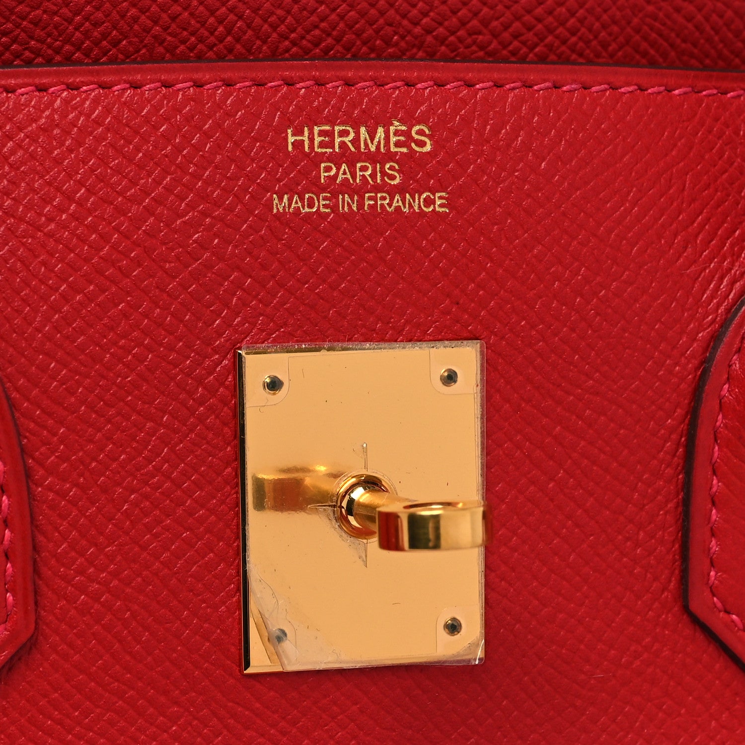 Hermes Epsom Birkin 35 Rouge Casaque 6 of 15