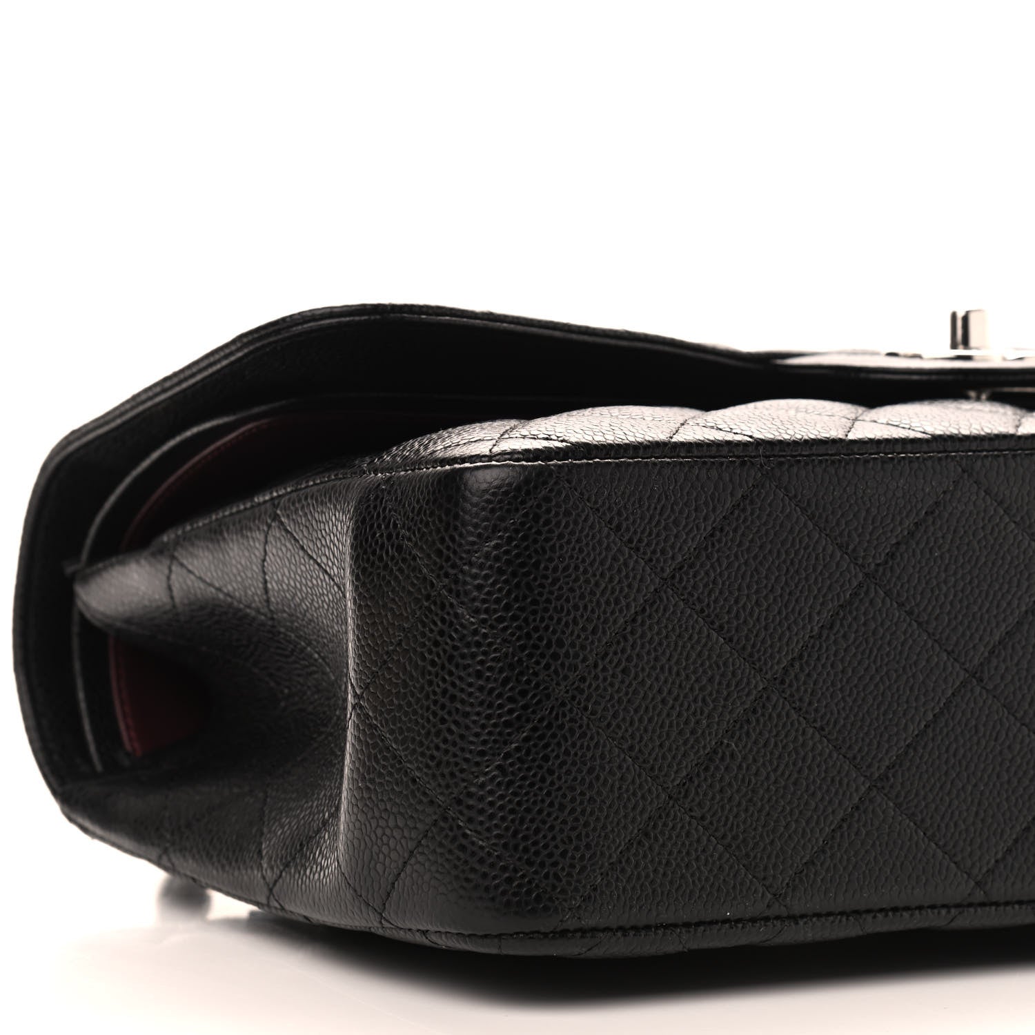 Chanel Caviar Quilted Jumbo Double Flap Black 8 of 9