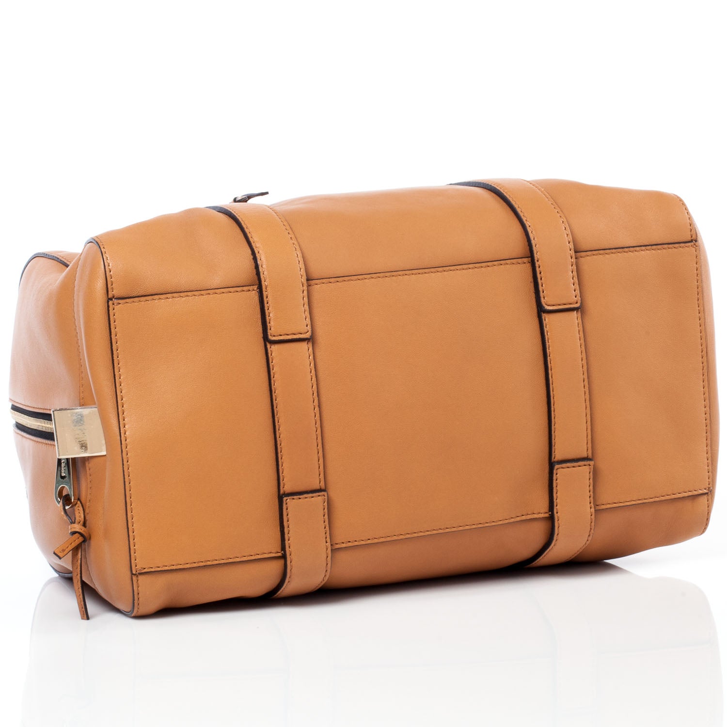 Chloe Leather Madeleine Satchel Tan 6 of 11