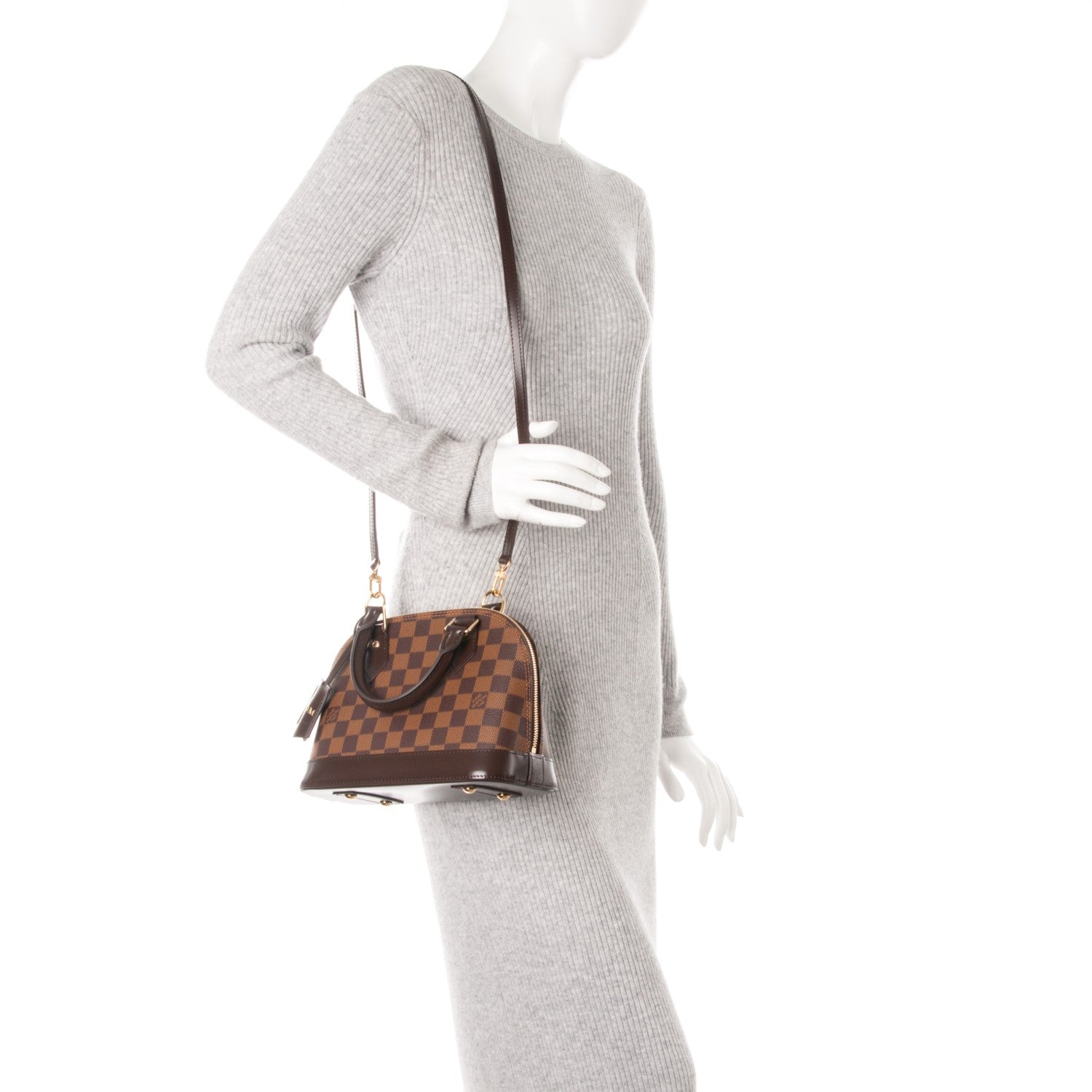 Louis Vuitton Damier Ebene Alma BB 2 of 9