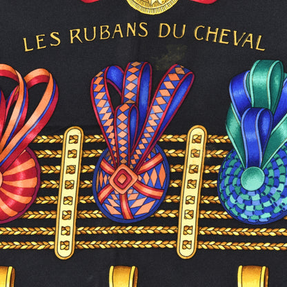 Hermes Silk Les Rubans Du Cheval Scarf 90 3 of 6
