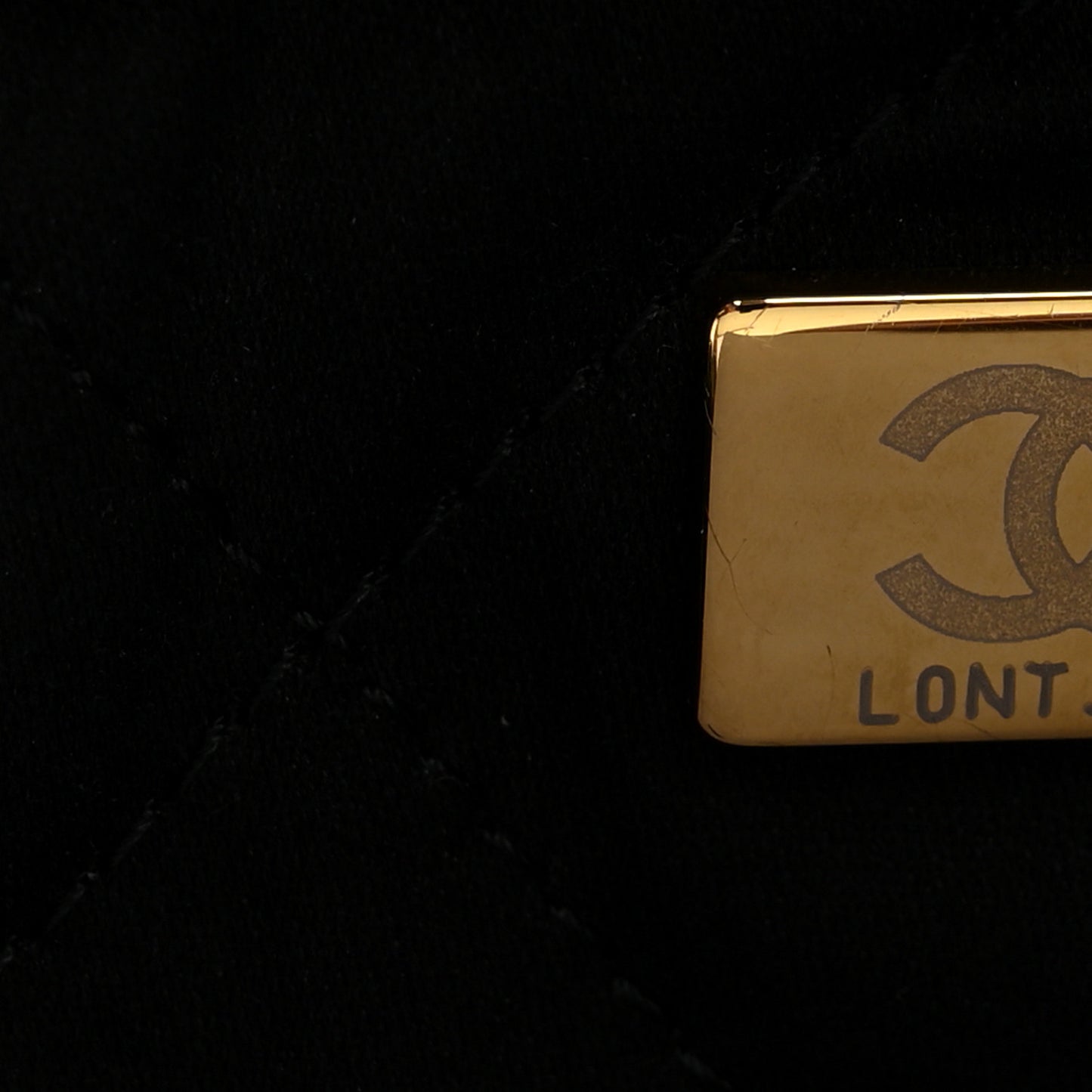 Shiny Calfskin Quilted Small Chanel 22 Black