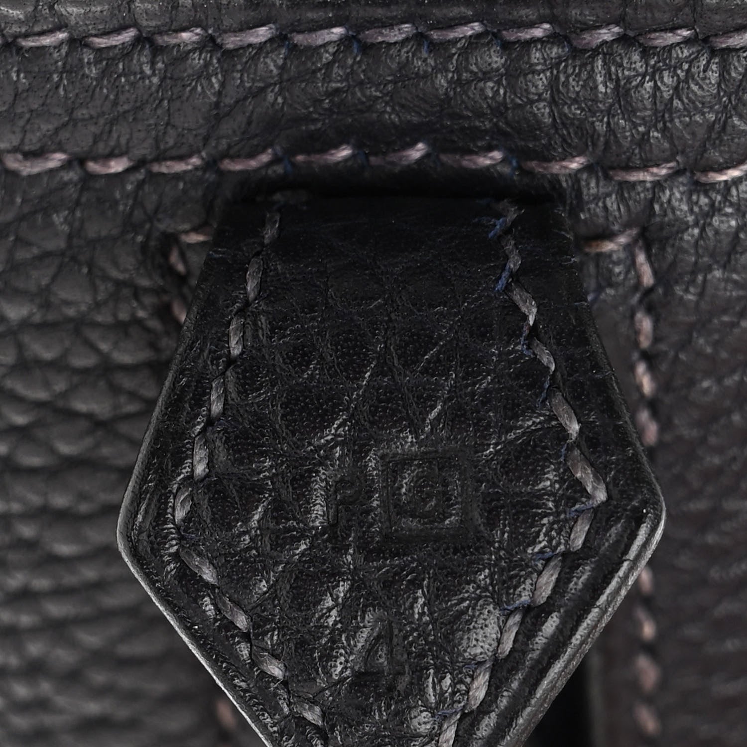 Hermes Togo Vibrato Plume 28 Bleu Indigo 7 of 10