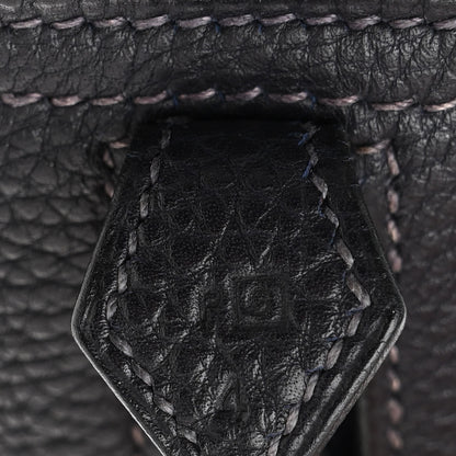 Hermes Togo Vibrato Plume 28 Bleu Indigo 7 of 10