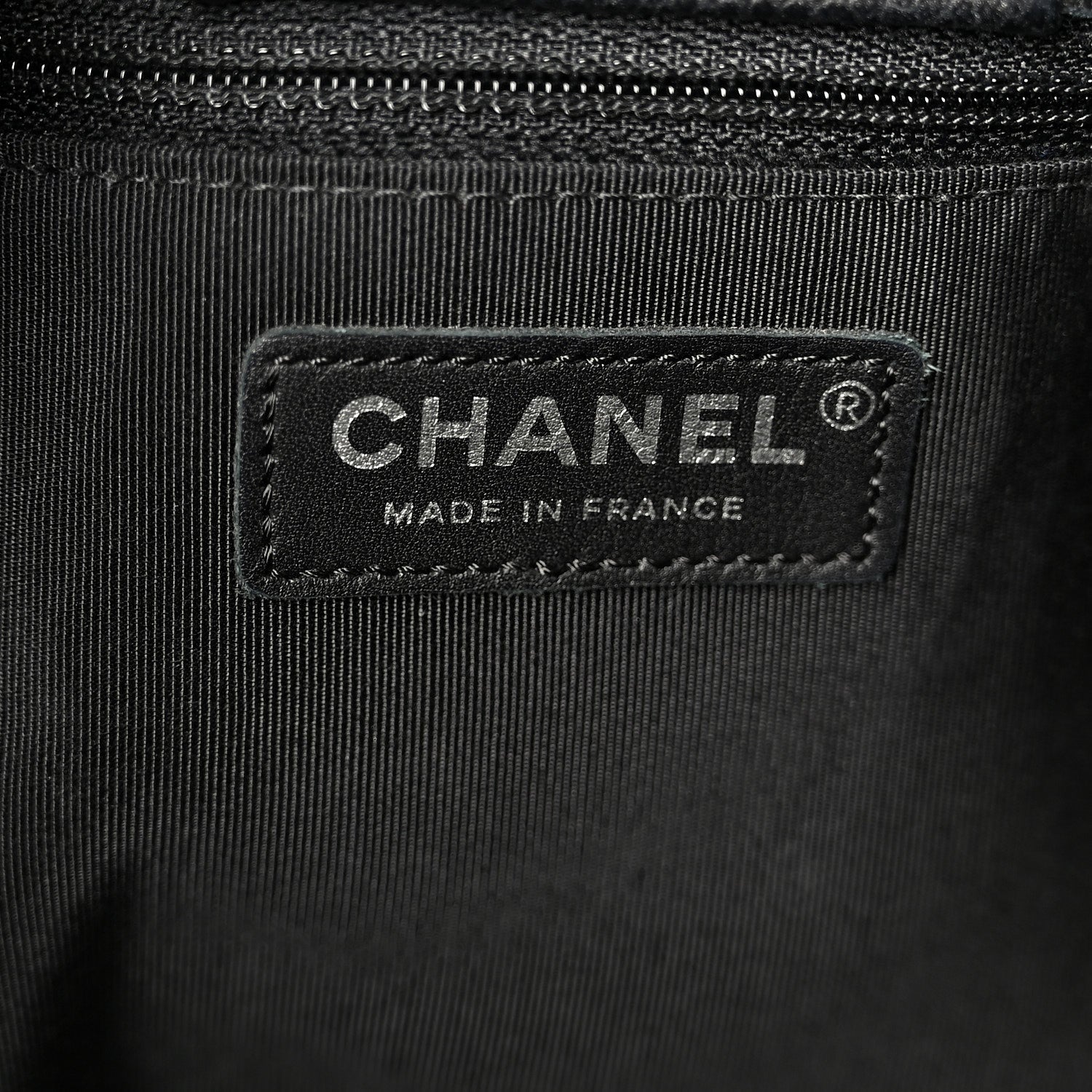 Chanel Calfskin Quilted Large CC Shopping Tote Black 6 of 10