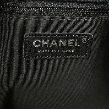 Chanel Calfskin Quilted Large CC Shopping Tote Black 6 of 10