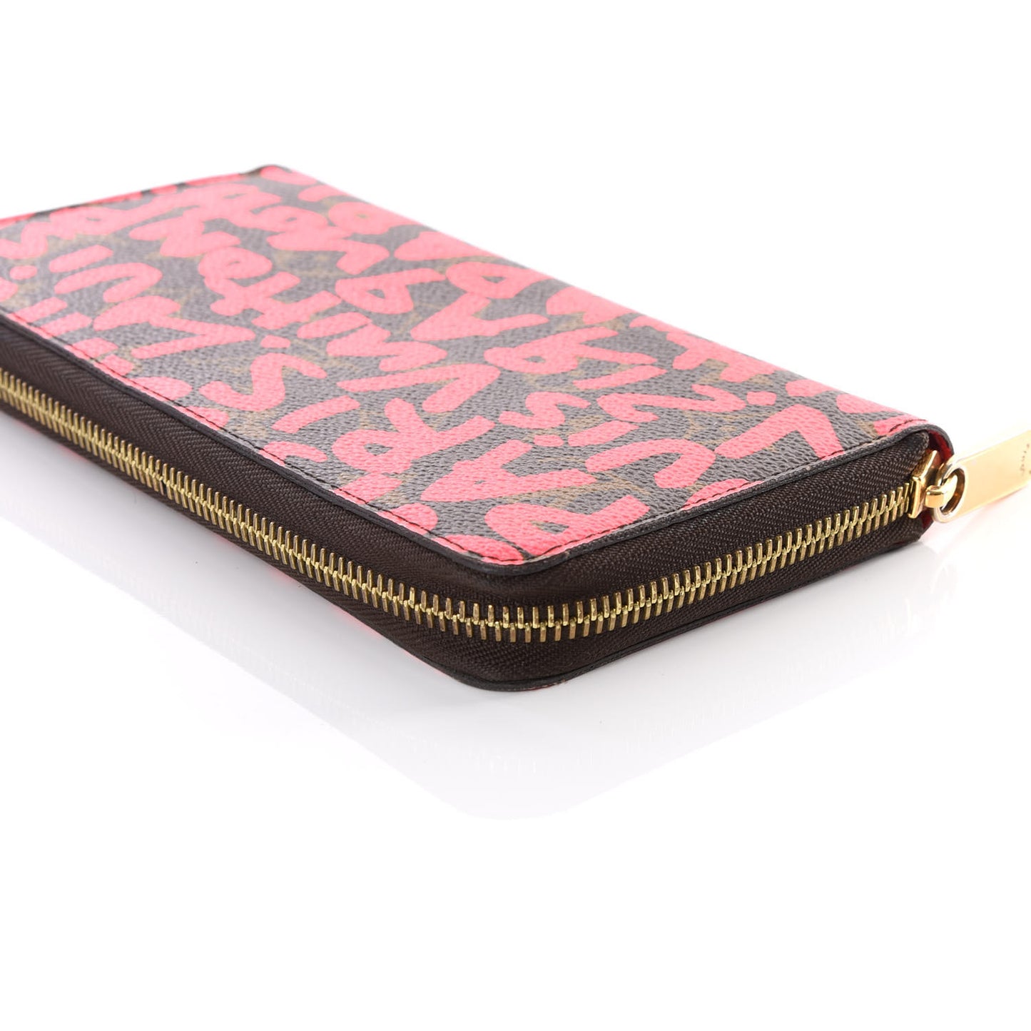 Monogram Graffiti Zippy Wallet Fuchsia