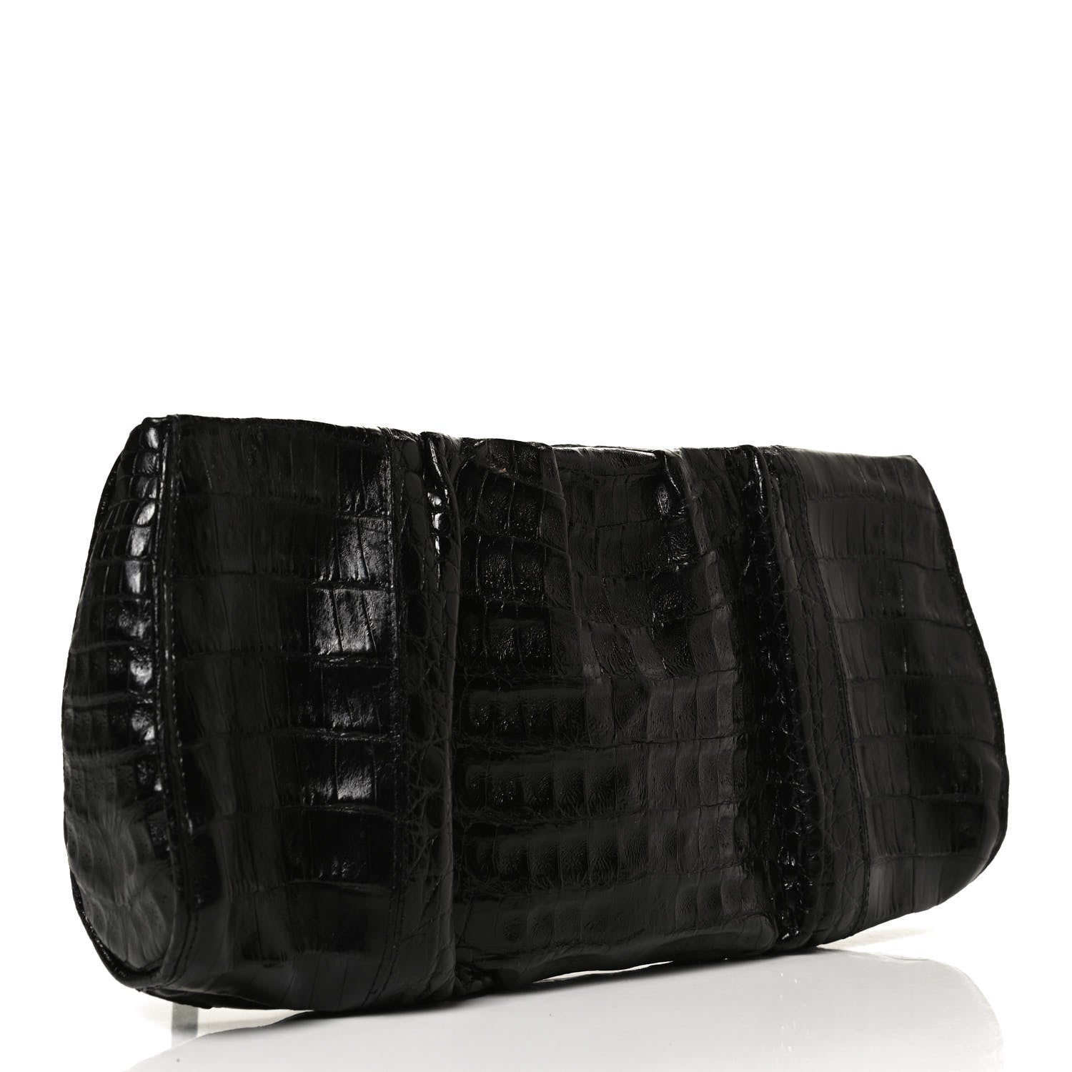 Nancy Gonzalez Crocodile Clutch Black 3 of 9