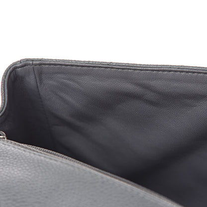 Chanel Caviar Quilted Jumbo Single Flap Grey 12 of 18