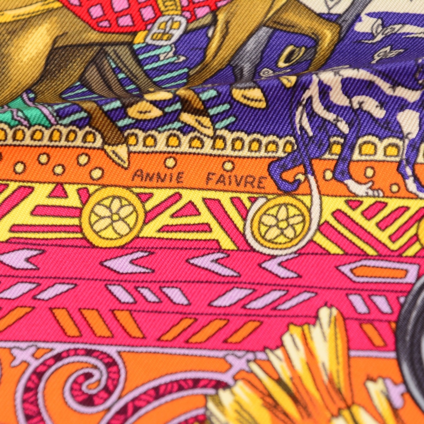 Silk Cavaliers du Caucase Scarf 90