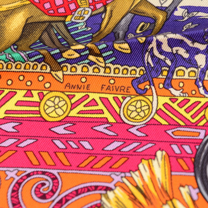 Hermes Silk Cavaliers du Caucase Scarf 90 7 of 8