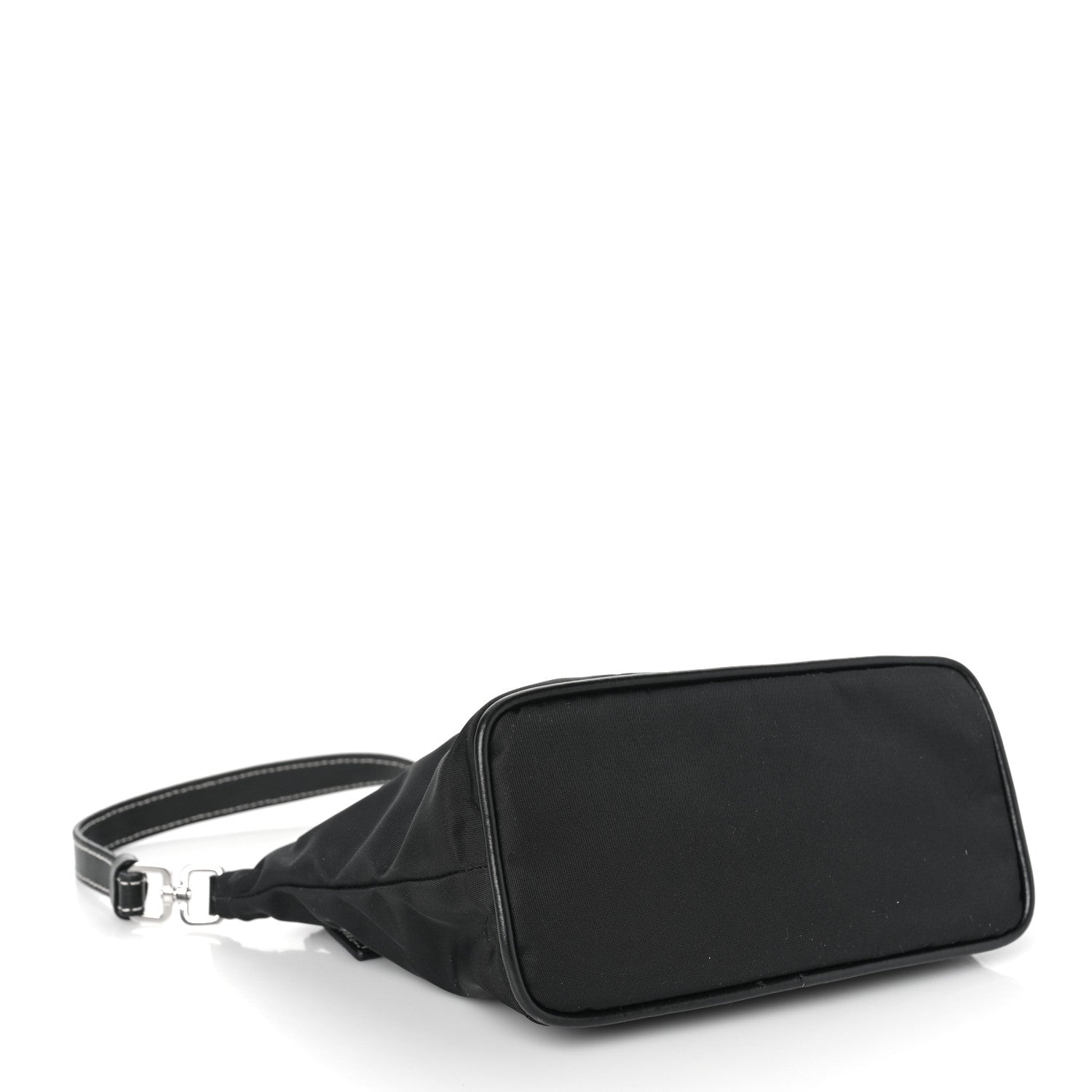 Prada Tessuto Nylon Pochette Bag Black 3 of 7