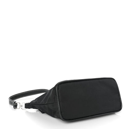 Prada Tessuto Nylon Pochette Bag Black 3 of 7