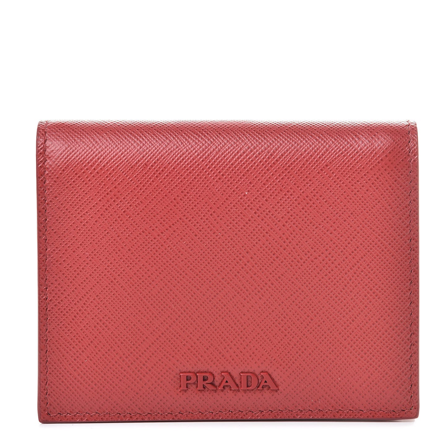 Saffiano Metal Flap Wallet Fuoco Petalo