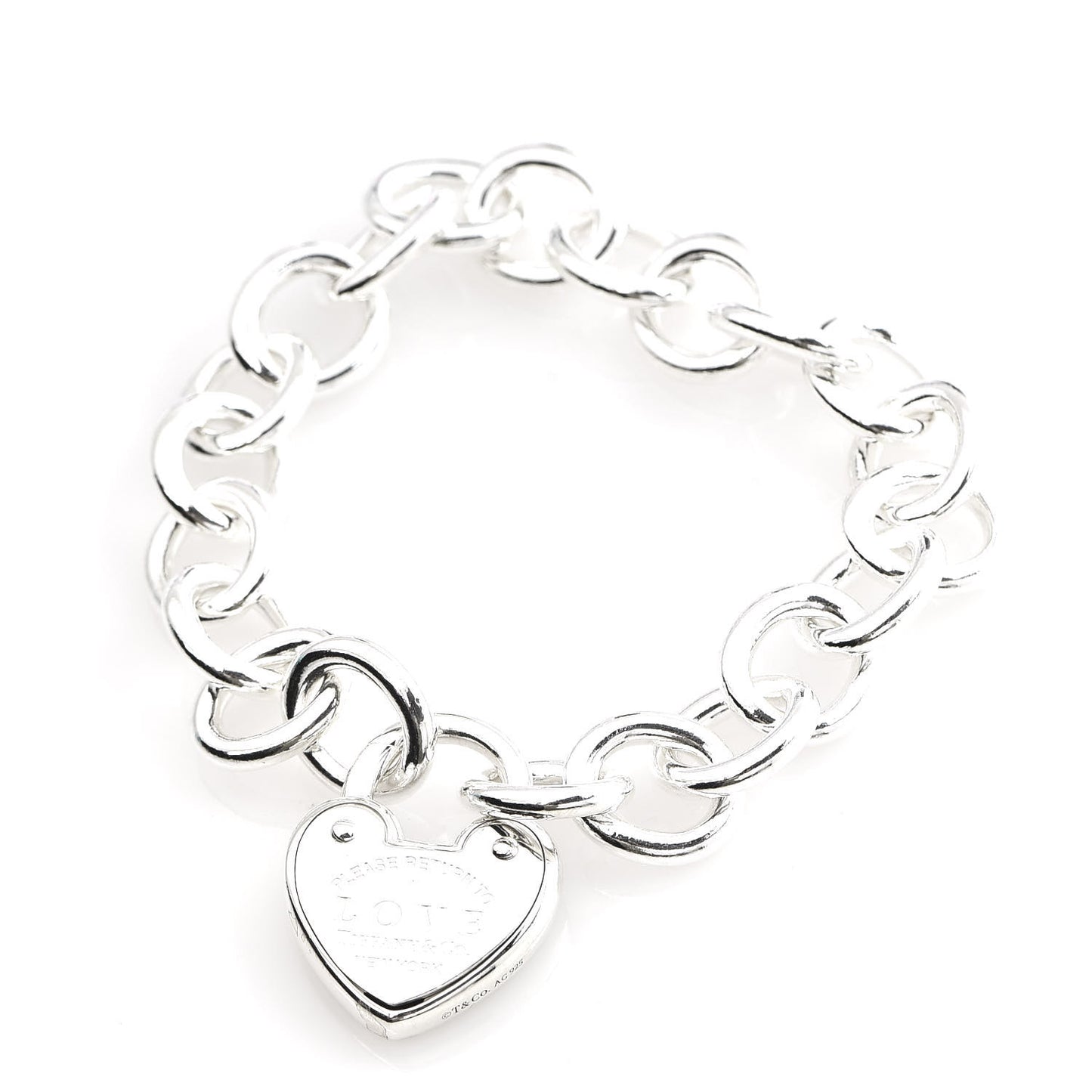 Sterling Silver Return to Love Lock Bracelet