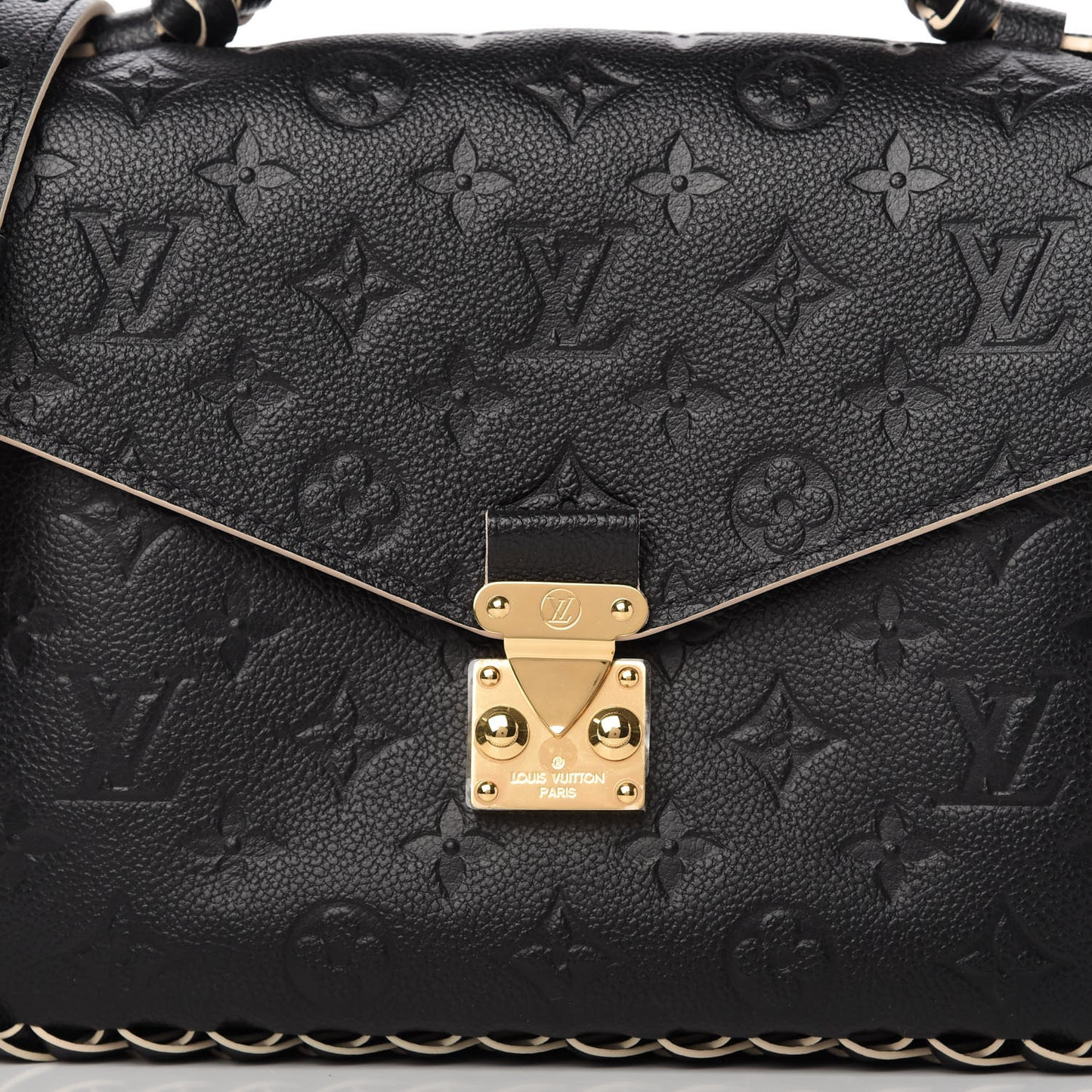 Empreinte Braided Pochette Metis Black