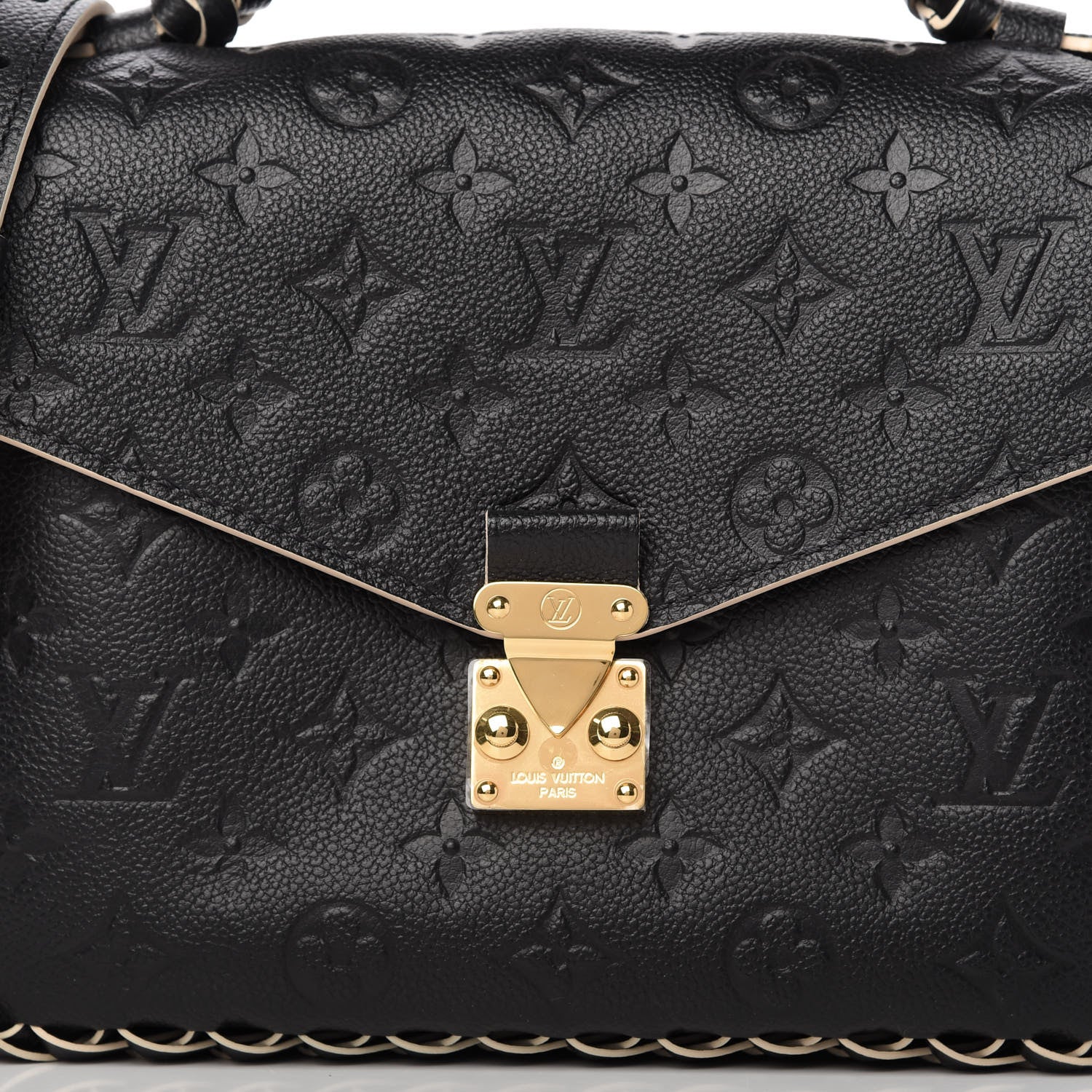 Louis Vuitton Empreinte Braided Pochette Metis Black 9 of 10