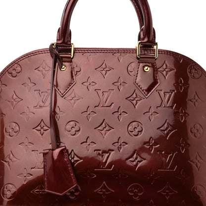 Louis Vuitton Vernis Alma PM Amarante 7 of 9